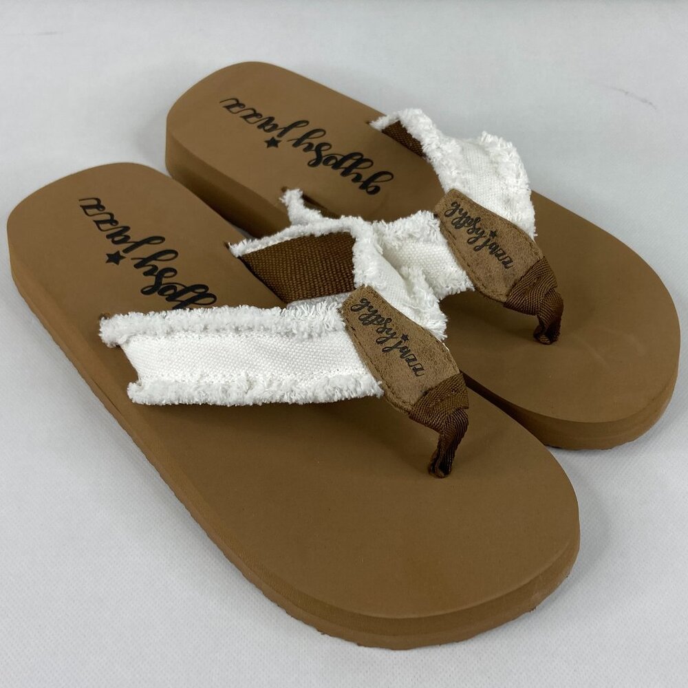 Gypsy Jazz Encore White Flip Flop NWT - Picture 2 of 6